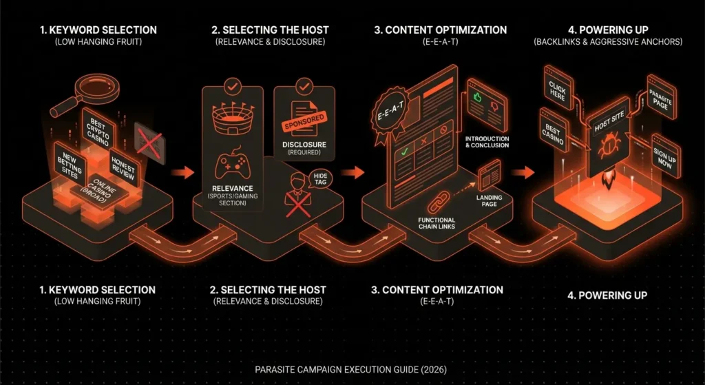 Parasite SEO 101: Ranking High-Authority Pages for Casino Keywords how to execute a parasite campaign (step by step)