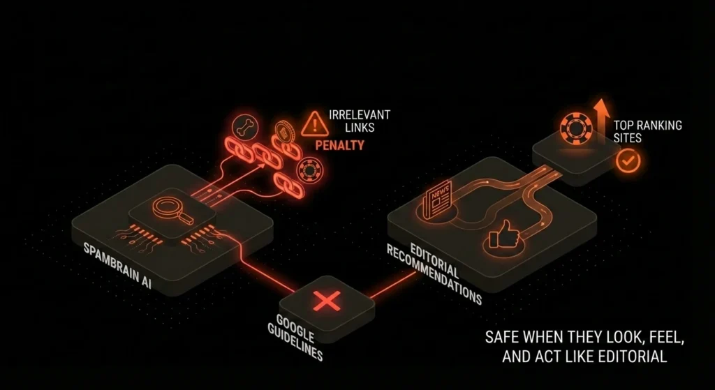 How to Buy Casino Backlinks Without Getting Penalized in 2026 is buying links safe for igaming